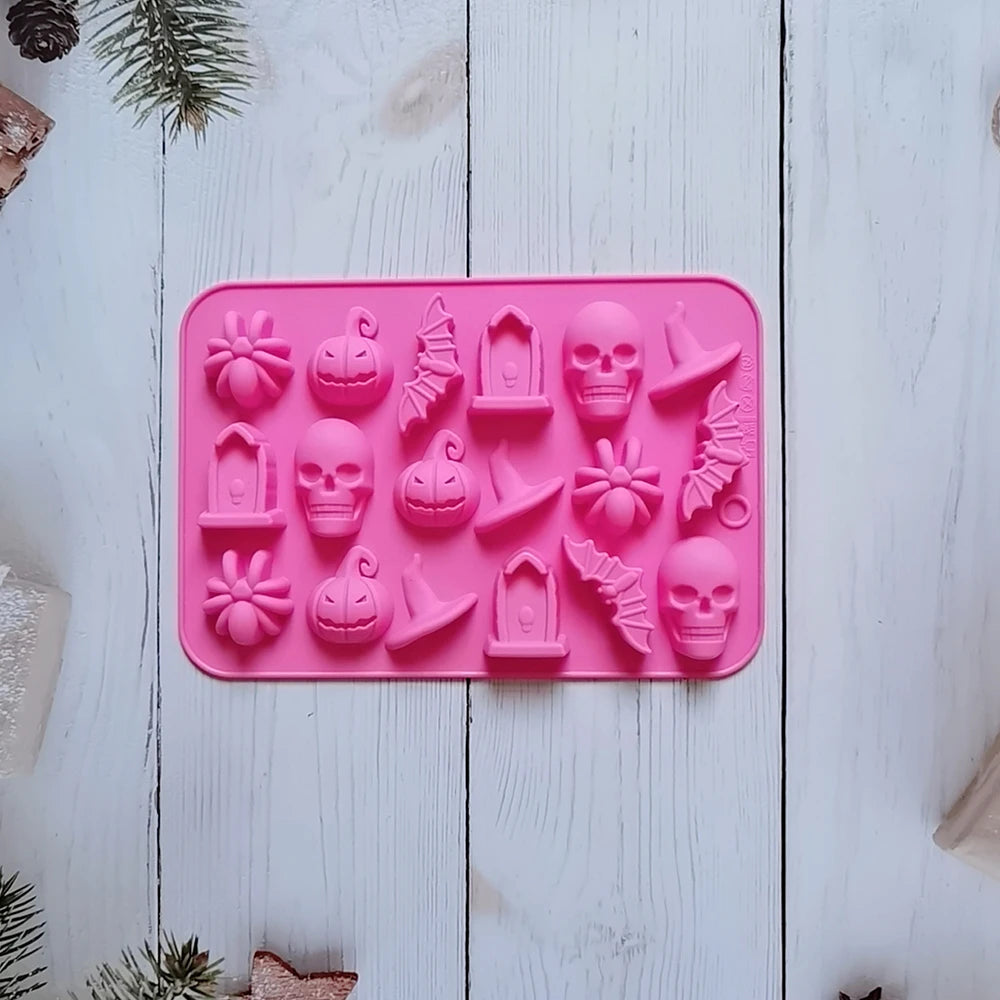 18-Cavity Halloween Silicone Treat Mold