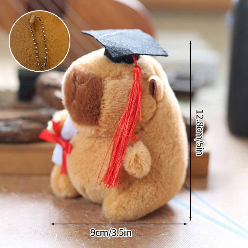 Capybara Plush Keychain