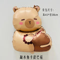 Cute Capybara Foil Balloons – Birthday & Party Decor