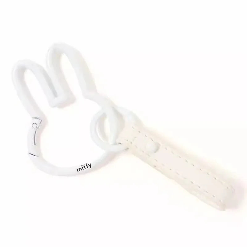 Miffy Rabbit Head Keychain – Cute Bag Charm