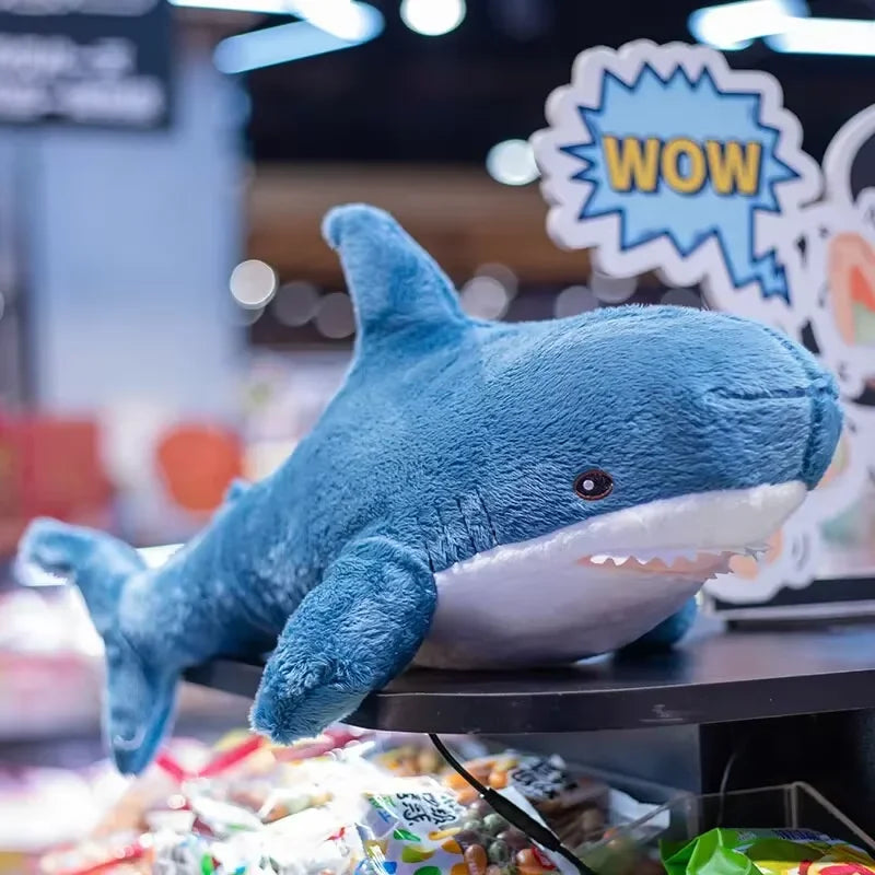 Giant Blue Shark Plush