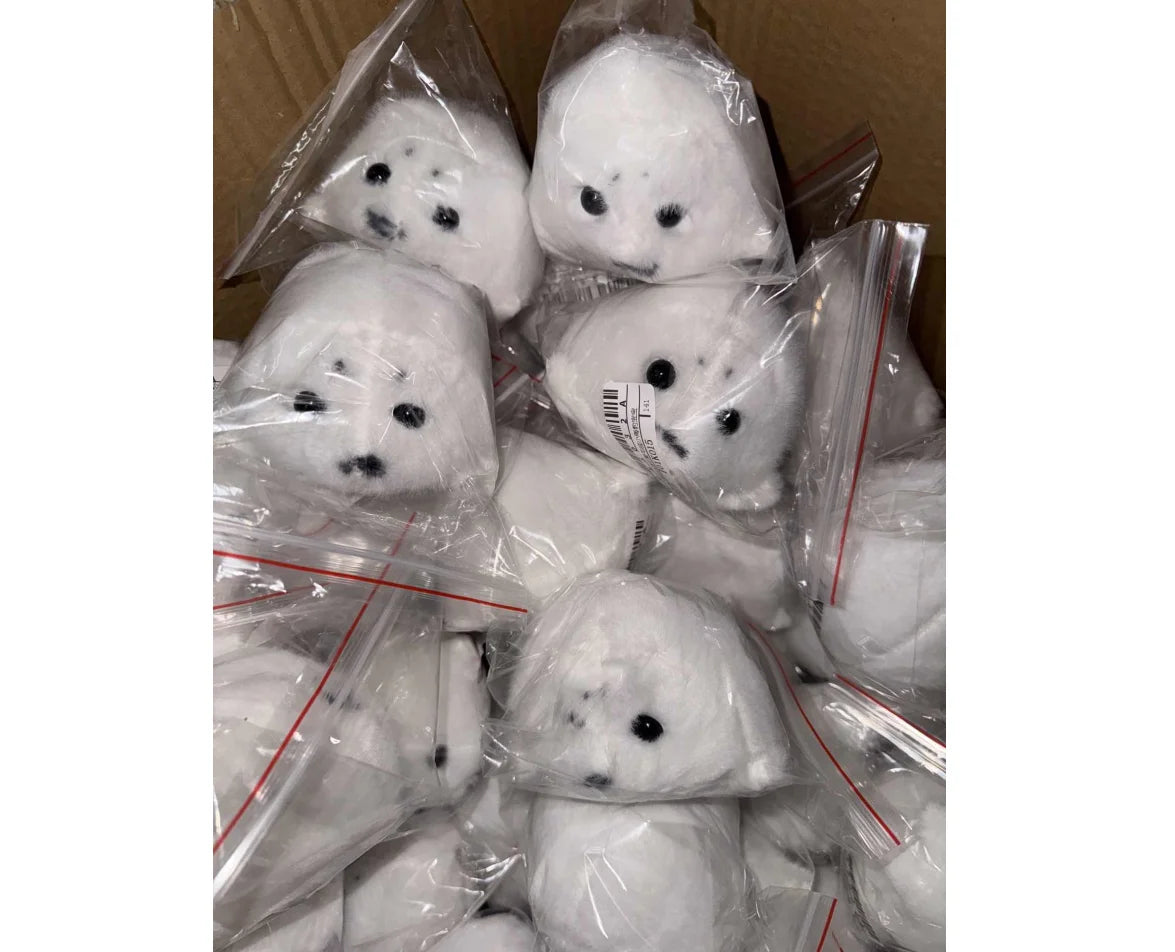 Mini Seal Plush Keychain
