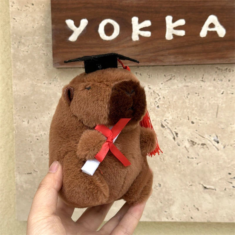 Capybara Plush Keychain