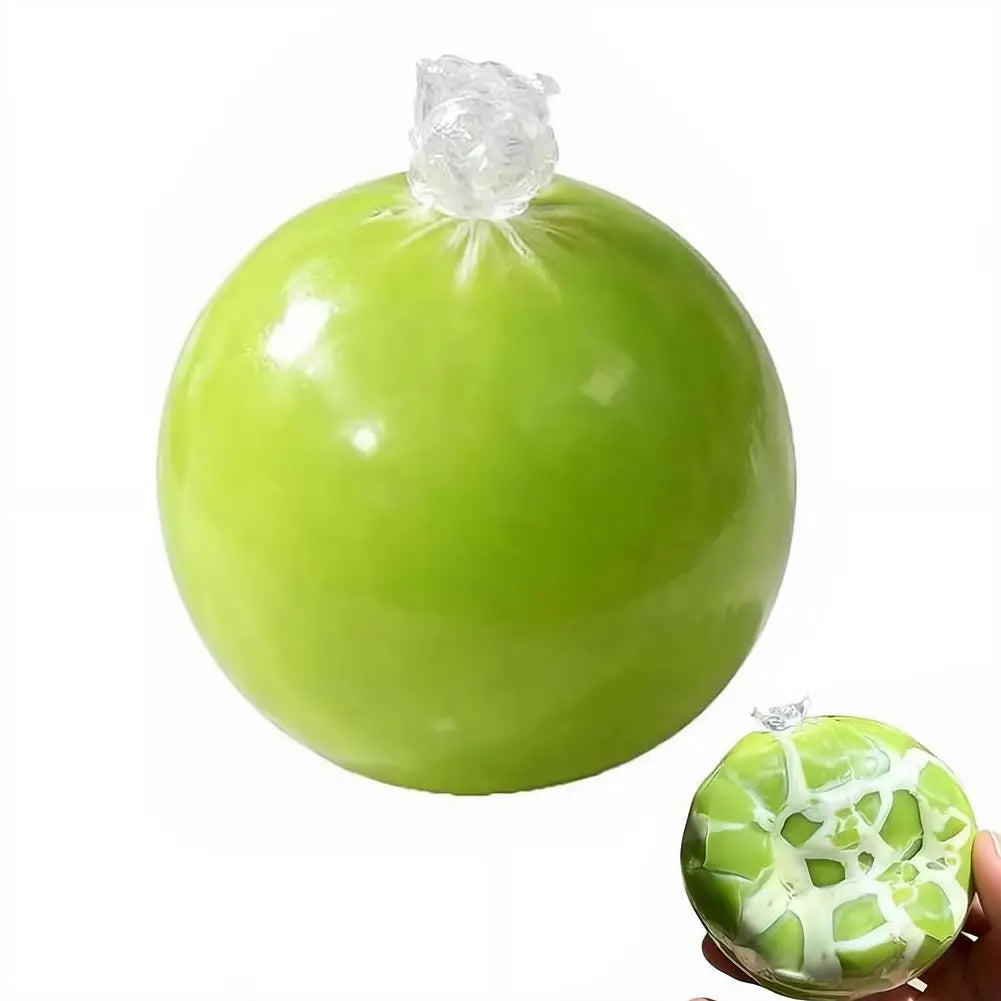 Wax-Skin Squishy Stress Balls — 5 Pack