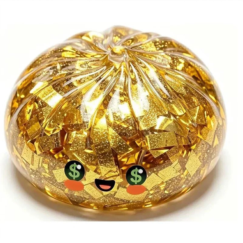 Halloween Ghost Dumpling Squishy – Slow-Rise Stress Toy