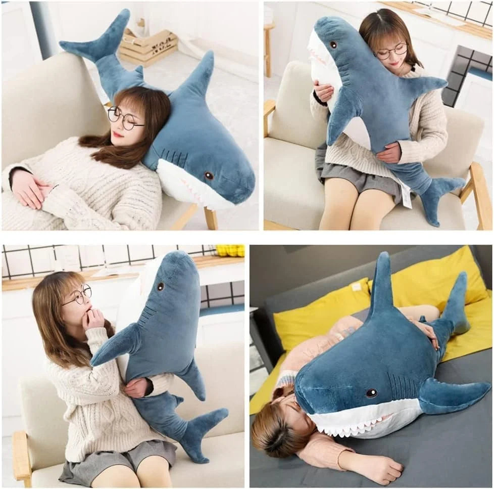 Giant Blue Shark Plush