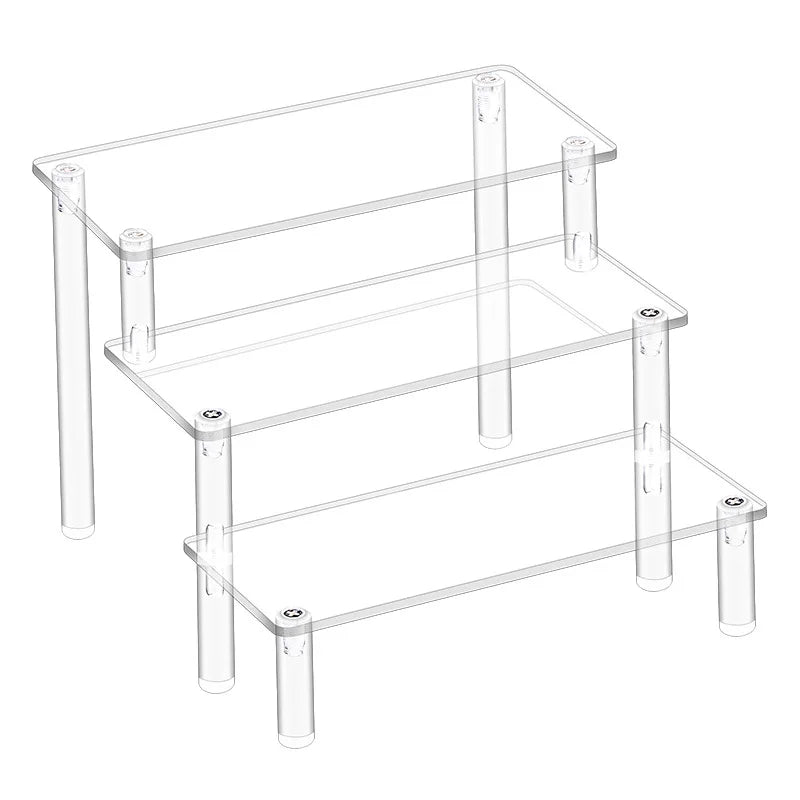 Squishy Display & Storage Shelf – Clear Tiered Organizer for Squishies