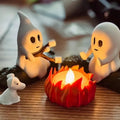 Ghost Campfire Halloween Figurine Set