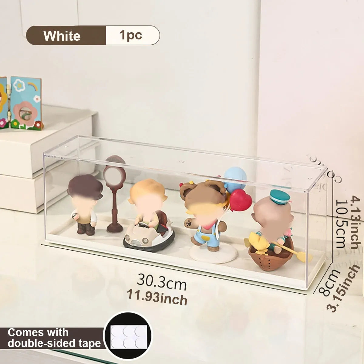 Stackable Clear Collectible Display Case