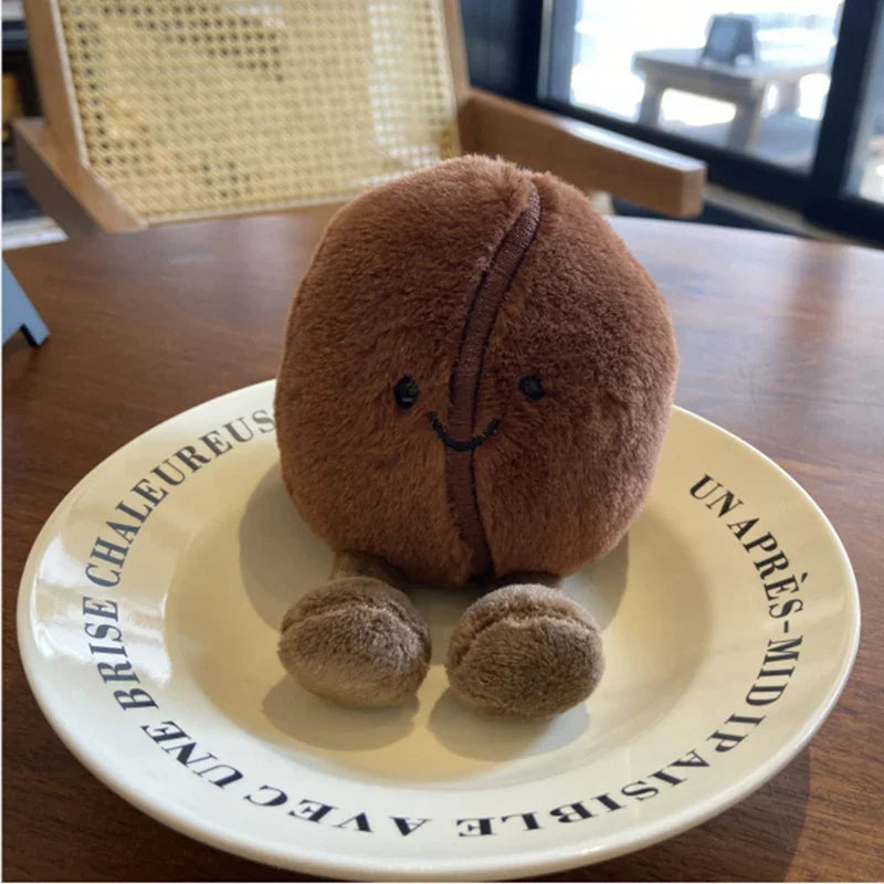 Smiling Coffee Bean Plush