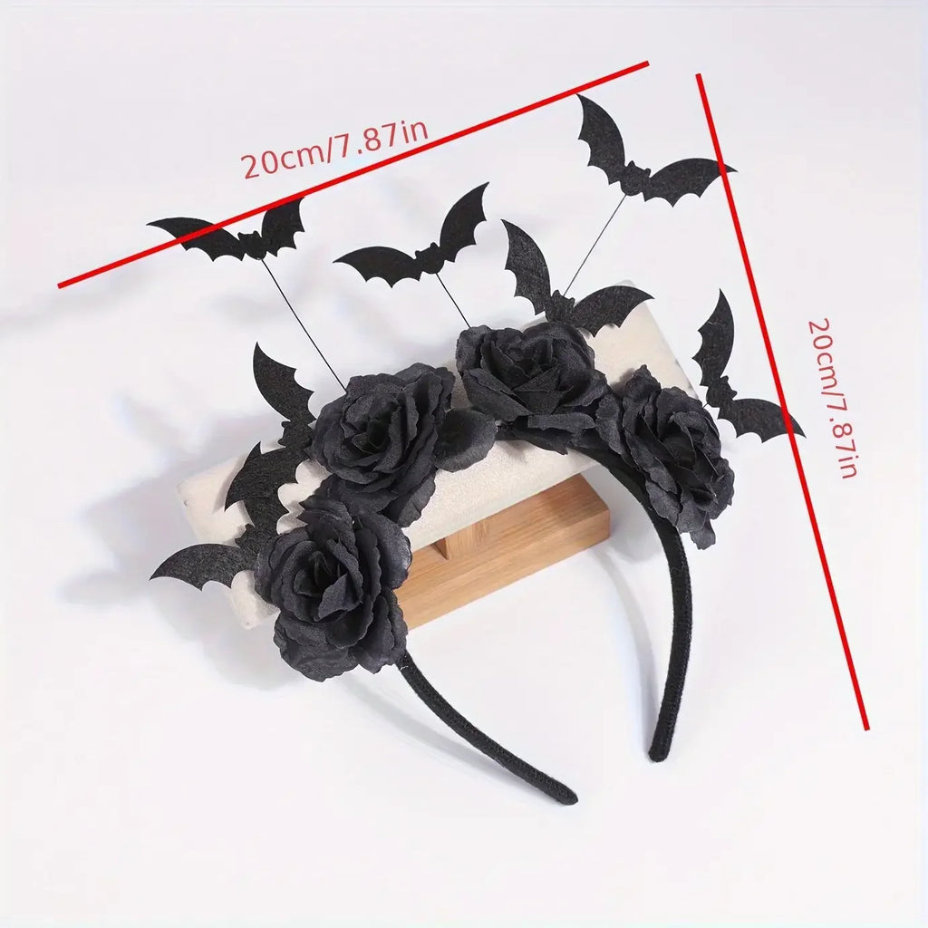 Black mini witch hat hair accessory