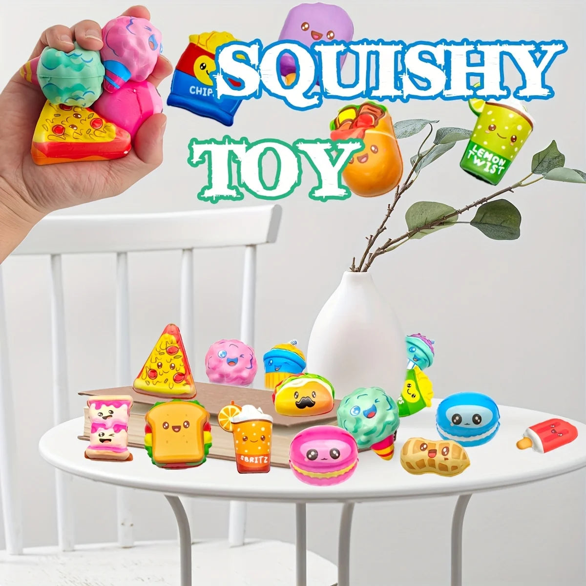 12-Piece Mini Food Squishy Pack