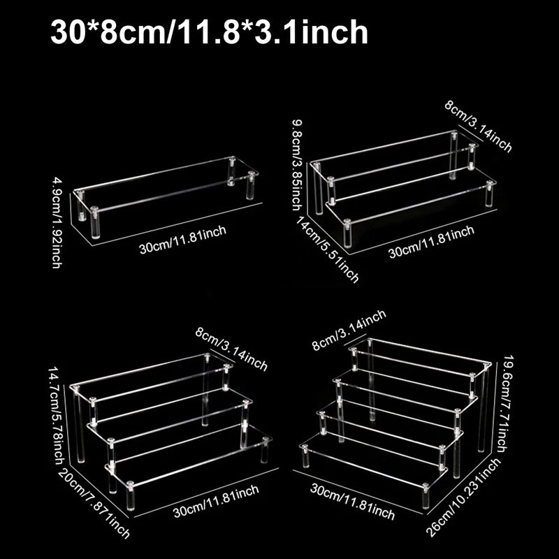 Squishy Display & Storage Shelf – Clear Tiered Organizer for Squishies